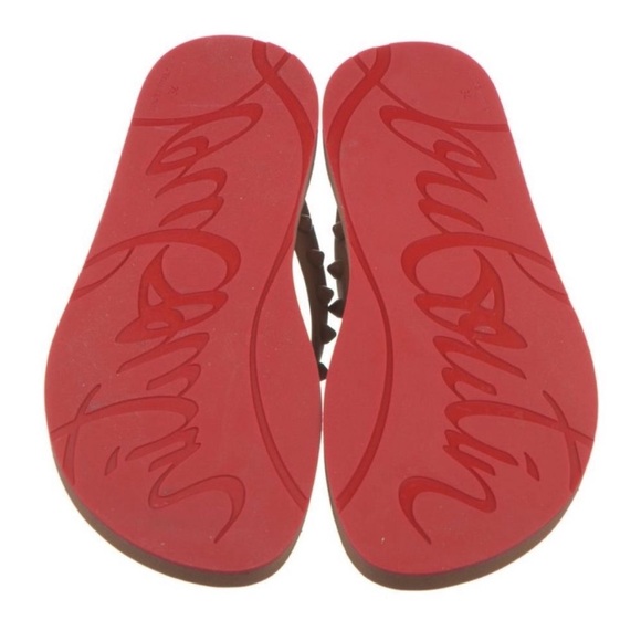 Christian Louboutin flip-flops